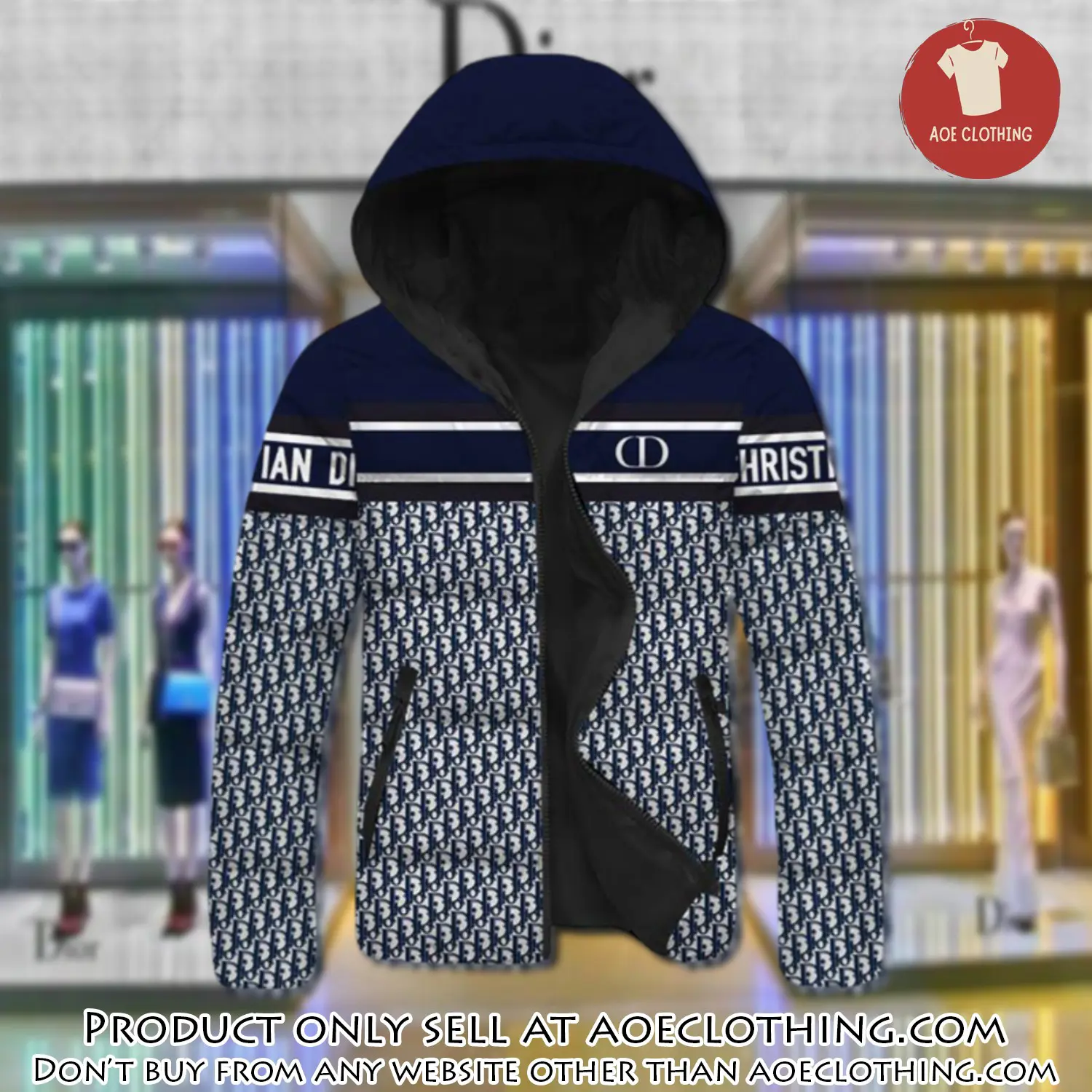 Dior downfilled coat ultralight down jacket outdoor jacket warm outwear dfj1003 aoe2153542